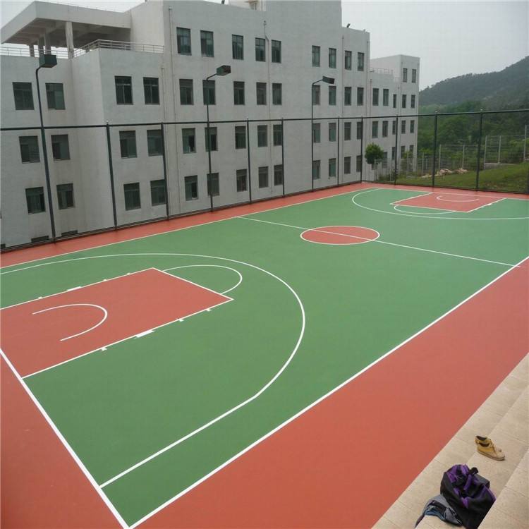 硅PU彈性運動(dòng)場(chǎng)地坪